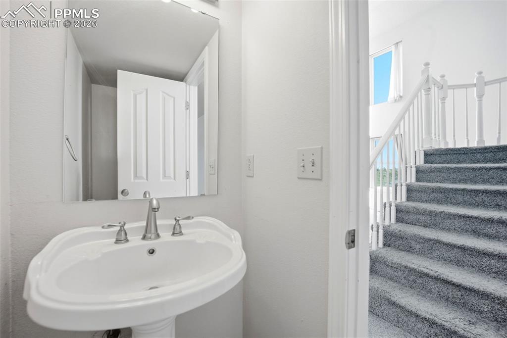 2nd main level half bathroom