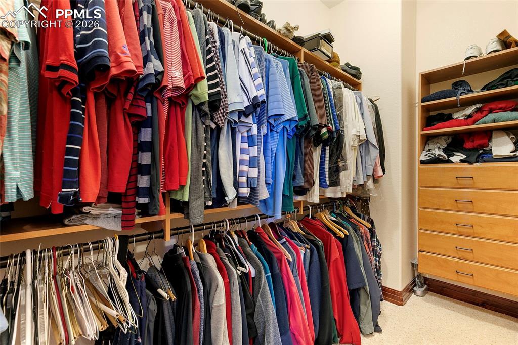 Primary bedroom closet
