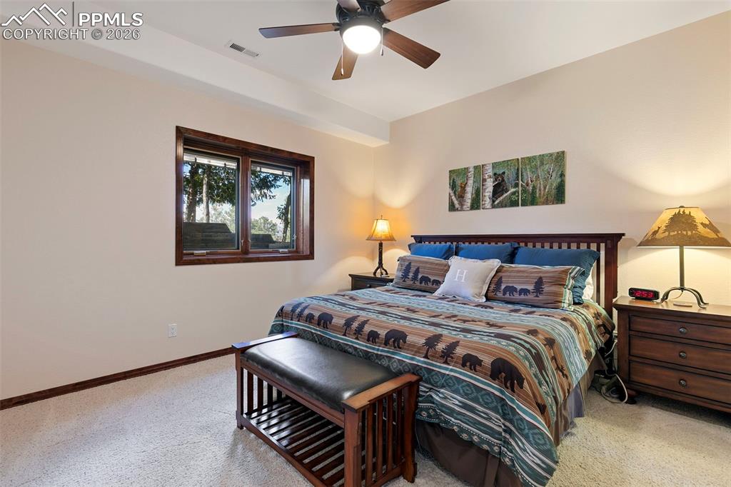 bedroom shares a Jack-N-Jill bath
