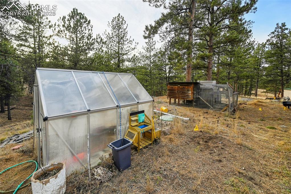 Green house, chicken coop negotiable 