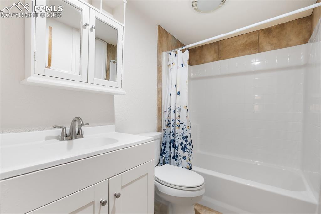 Full bath in basement